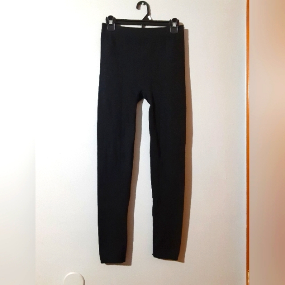 Steve Madden Classic Black Tights Leggings Black Women's Size M